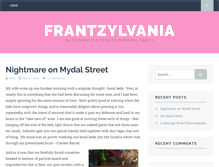 Tablet Screenshot of frantzylvania.com